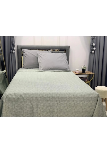 Nivemeshome Yeşil 160x230 Tek Pike Örtüsü Tek Kişilik Yeşil