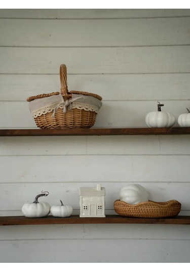 Home Lovers Seramik Ev Şeklinde Gece Lambası Beyaz 169028835