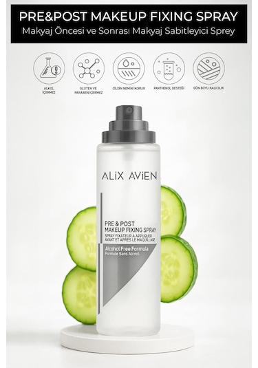 Alix Avien Pre&Post Makeup Fixing Makyaj Öncesi Ve Sonrası Makyaj Sabitleyici Sprey 110 ML
