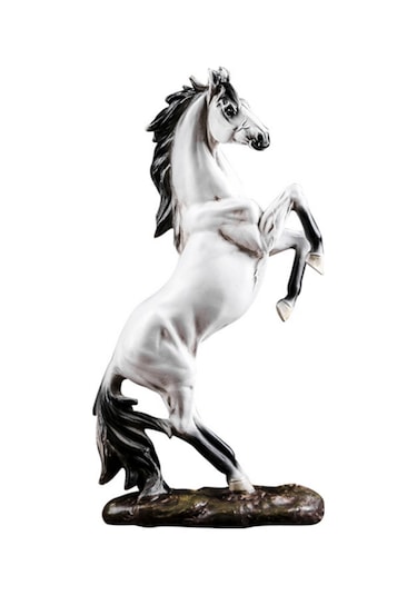 Xindoker Ev Ve Ofis Dekoru At Figürü - Reçine Sanayi Ürünü, Konforlu Ev İç Dekorasyonu,  Seçeneği Beyaz At Diğer