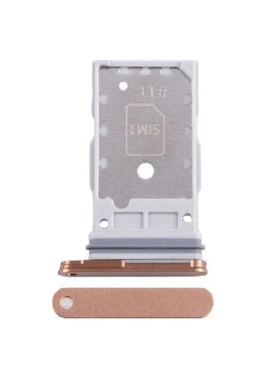 Samsung S24 Plus Uyumlu Sim Kart Aparatı Sim Tepsisi Sim Kızağı Gold Yüksek Kalite Yc