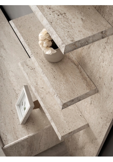 Traverten Mdf Tv Ünitesi Mermer