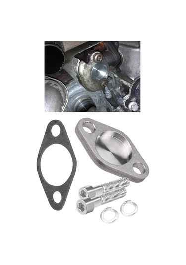 Padalink Bmw Dizel Motorları İçin Paslanmaz Çelik Egr Valfi Blokaj Plakası Seti Montajlı Conta Ve Vida İle Sı-at11204
