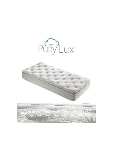 Uzunbebe 100X190 Ortopedik Yaylı Yatak Kuş Tüyü Pedli Yaylı Yatak