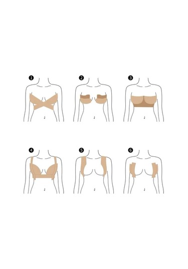 Göğüs Dikleştirme Bandı S Beden 2.5 Cm. 1 CM x 5 M