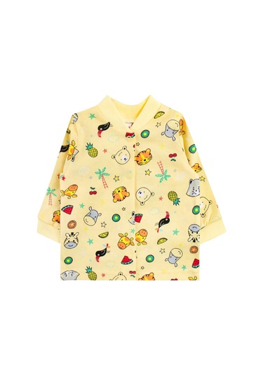 Ulala Kids Düğmeli, Uzun Kollu Örgü Bluz 310854791 Gri