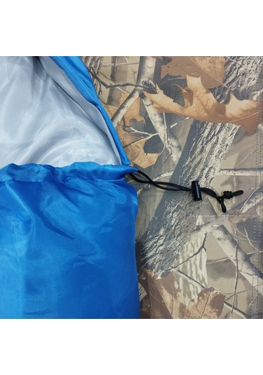 Dft Düz Başlık 190+30 CM x75 Mavi -5/10° Uyku Tulumu Mavi