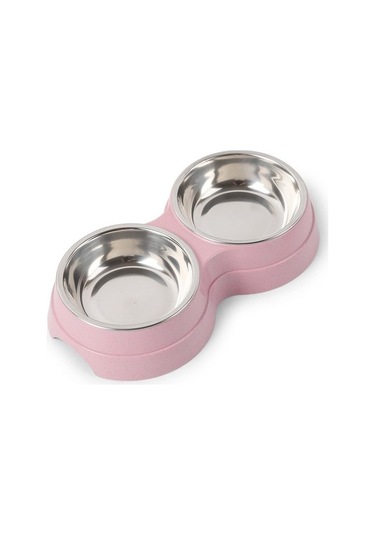 Szypzstore Pet Home Paslanmaz Çelik Su Mama Kabı - Mavi Yugu6ı