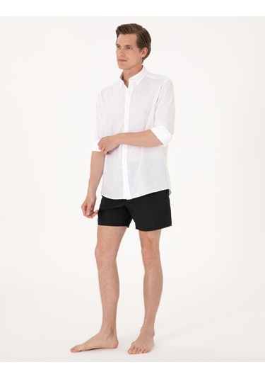 Pierre Cardin Erkek Siyah Deniz Şortu 50308846-vr046 Siyah