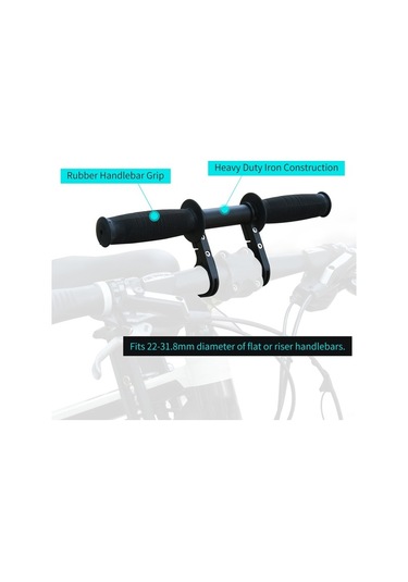 Novahub Lixada Çocuk Rahat Tutma Yeri Çocuklu Dağ Mtb Bisikleti Güvenlik Gidon