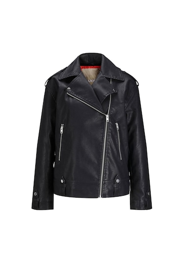 Jjxx Siyah Kadın Pu Deri Ceket 12247404 Siyah