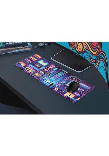 Gaming Oyuncu Xl Mouse Pad Kaydırmaz Dikişli 80 30 Cm Mousepad 16