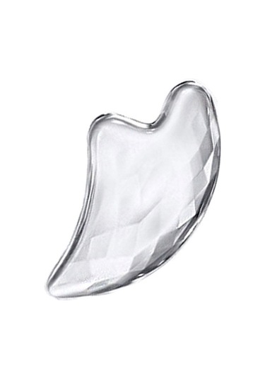 Youtek Yüz Güzellik Gua Sha Aleti: Akrilik Reçine, Transparent, Lenf Drenajı, V-yüz Şekillendirme, Masaj Ve Tıraşlama Şeffaf
