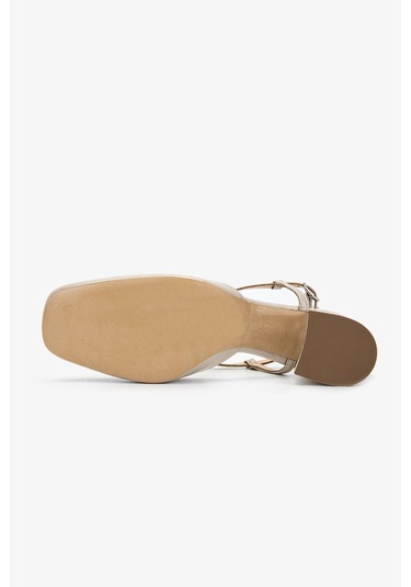 Valmenti Rachelle Kadın Taş Hakiki Deri Topuklu Ayakkabı 613 27271 Bn Ayk Y24 Taş