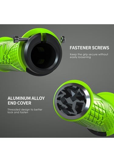 Monyee Dağ Bisikleti Kayma Engelleme Silikon Tutamak, Evrensel Kilitlenebilir Kauçuk El Tutucu, Turuncu