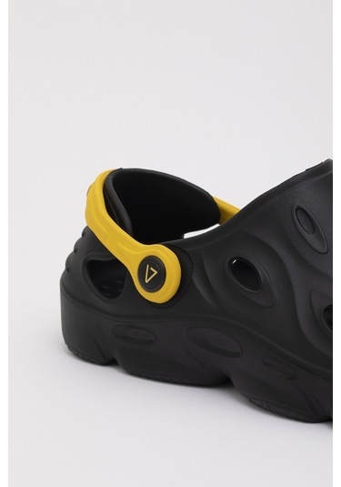 Vaneda 5516 Hybrıd Eva Sandalet Erkek Terlık Sıyah Siyah