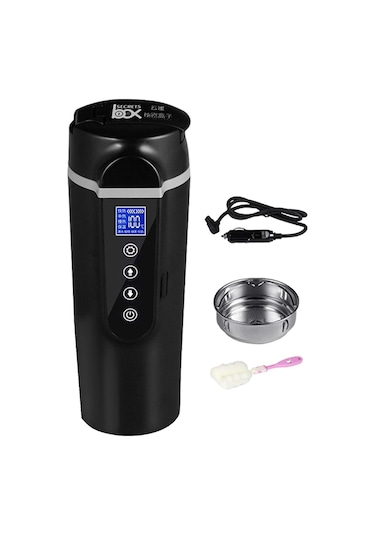 Suntek 24 V/12 V Araba Su Isıtıcısı Siyah