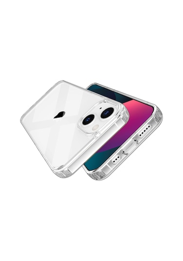 Logis İphone Uyumlu 14 Pro Max Şeffaf Kılıf Silikon Koruma Şeffaf