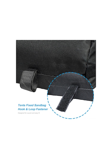 Qingmipy Rüzgara Dayanıklı Çadır Ağırlık Torbaları - 600d Oxford Kumaş, Taşınabilir Ve Kolay Kullanım, Açık Hava Etkinlikleri İçin