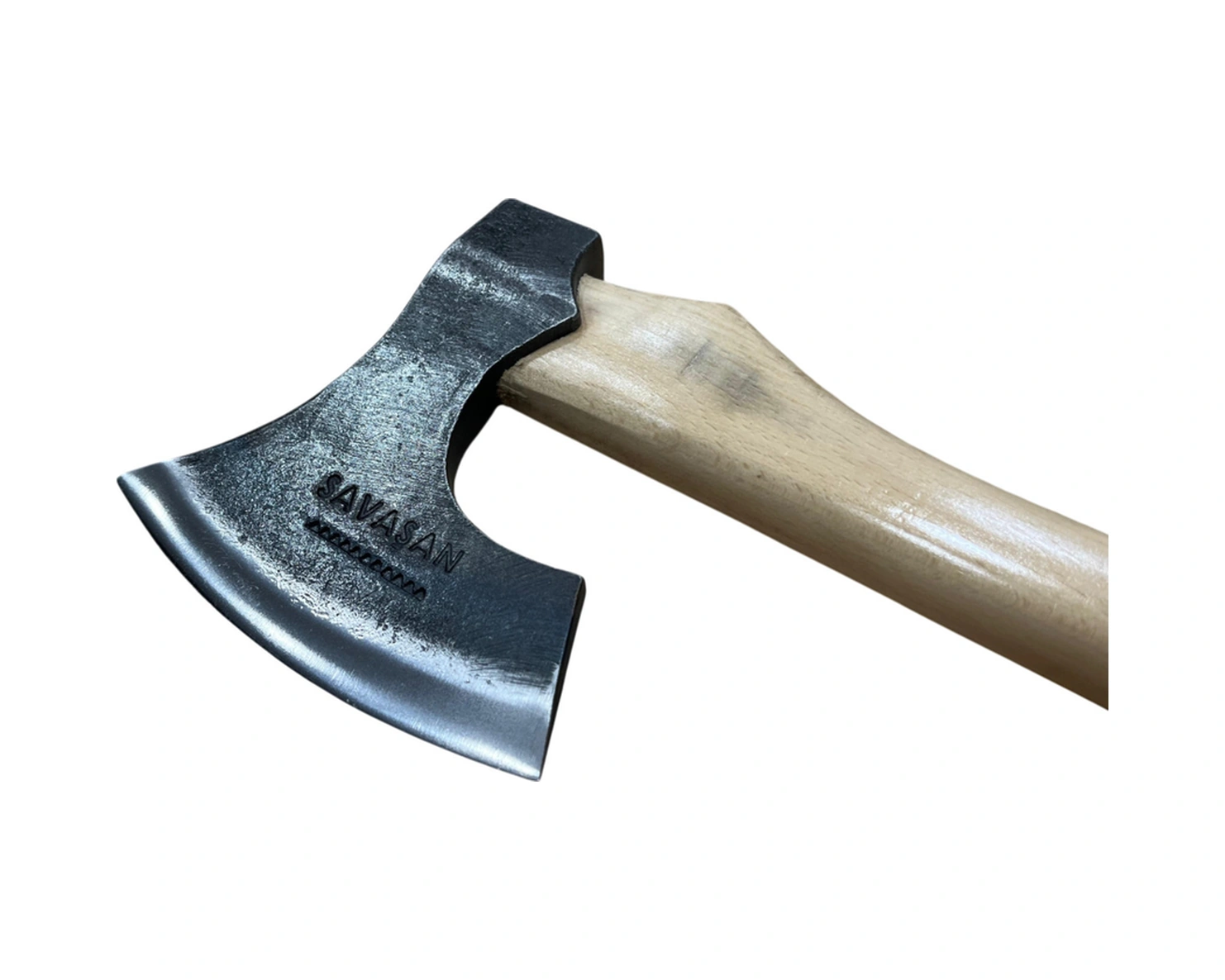 Savaşan Çelik 4140 Kamp Baltası Doğal Gürgen Sapı Vernikli