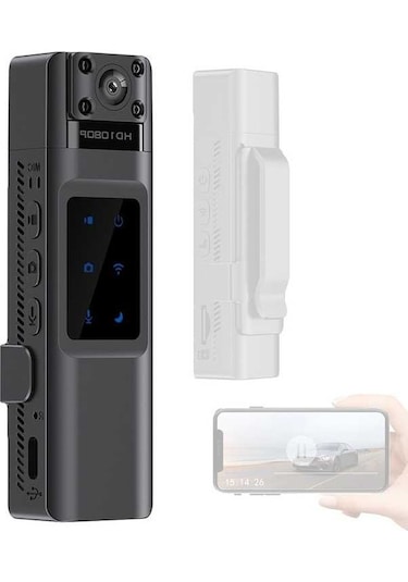 Didadodo Yüksek Netlik Aksiyon Kamerası, Wifi Modüllü, Taşınabilir Güçlü Filtreli Siyah Siyah