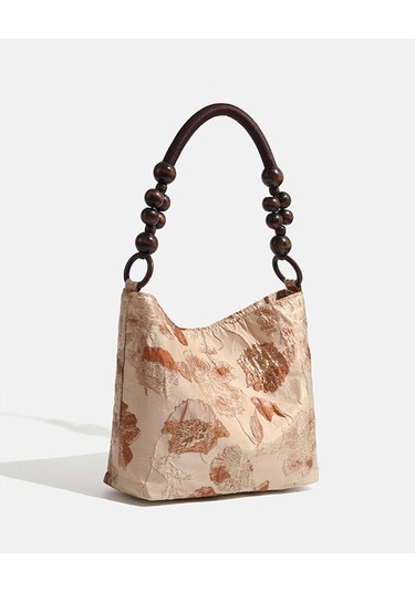 Charhp&kejnt Retro Jakarlı Omuz Çantası Bahar Ve Yaz Tek Omuz Koltuk Altı Çantası Kadın El Çantası Kahverengi