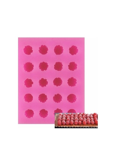 Fastbuy Şekilli Silikon Kalıp Ahududu Pasta Çikolata Puding Dekorasyon Kek Yapma Ürünleri Fırın Mutfak Aksesuarları Çok Renkl Çok Renkli