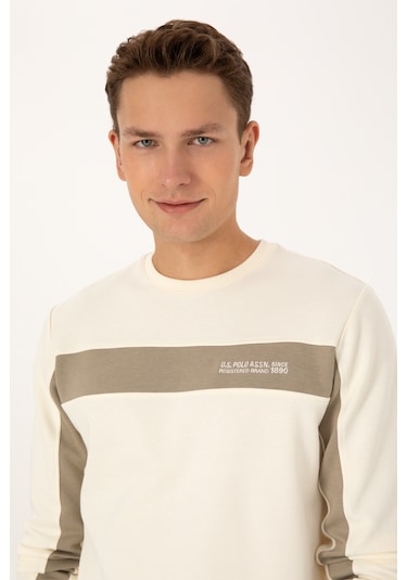 U.s. Polo Assn. Erkek Sweatshirt 50316354-vr256 İnci