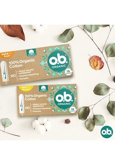 O.B Organic Tampon Super 16'lı