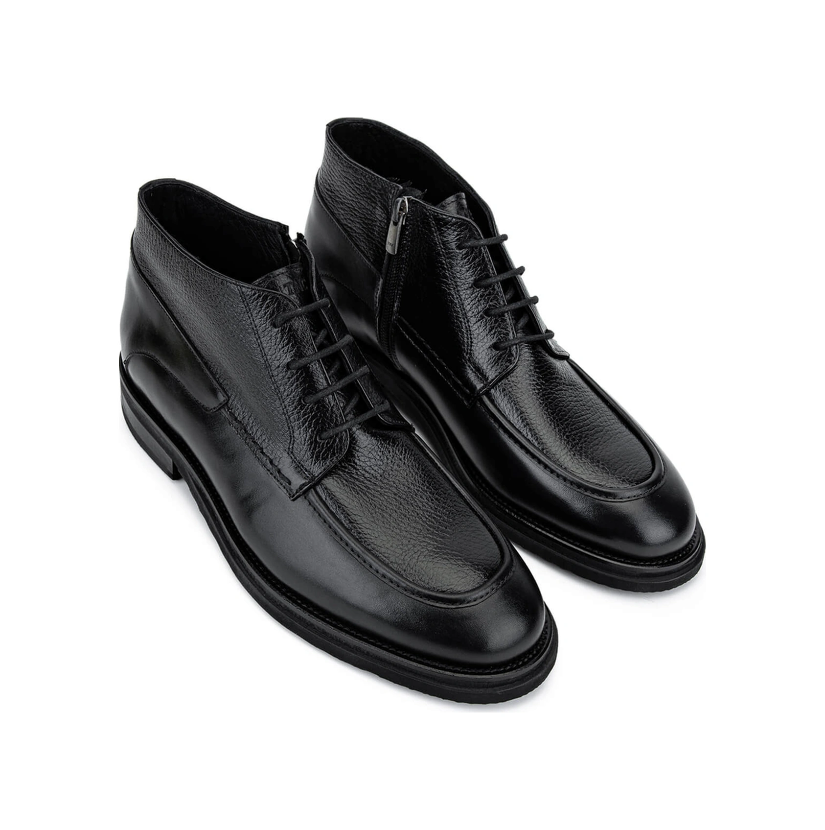 Tamer Tanca Erkek Hakiki Deri Siyah Klasik Bot 537 3731 Erk Bot Sk25-26 Sıyah Dr/sıyah Fltr Siyah