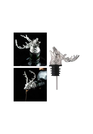 Trendooze Homyl Geyik Başı Şarap Dökücü, Bar Aletleri İçin Diğer