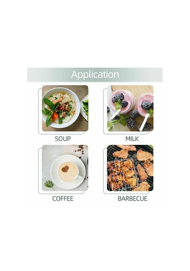 Konesam Gıda Sıcaklık Ölçer, Taze Et & Çorba Isısı Ölçimi, Çelik Prob, Hızlı Ölçüm, -50 C/+300 C Aralığı, Lcd Ekranlı, Ev Ve Barbekü İçin Siyah - Beyaz