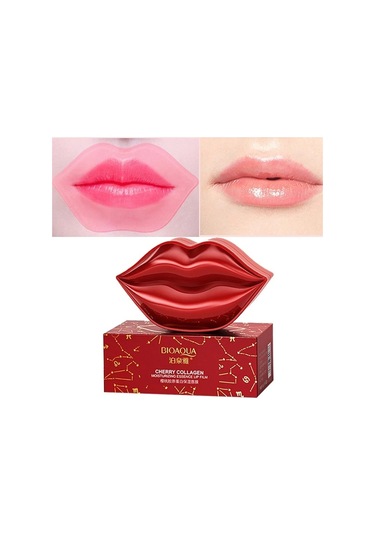 Bıoaqua Cherry Collagen İçerikli Dudak Bakım Maskesi 60 G
