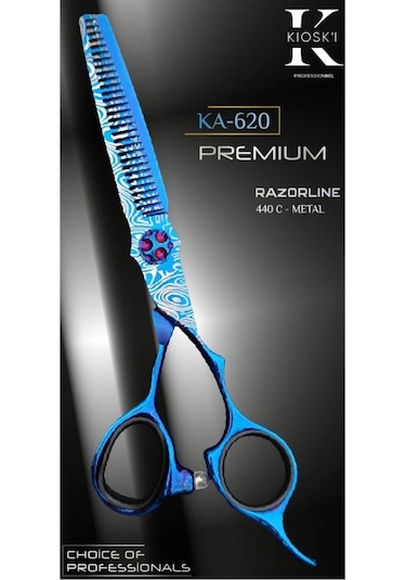 Kioski Profesyonel Premium Lüks Ara Efile Makas 440-c 6 Numara Ka-620