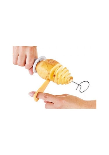 Büro Ev Ofis Mutfağı İçin Cips Yapıcı Spiral Patates Dilimleyici Çubukta Patates Aparatı Diğer