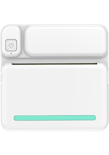 C19 Mini Bluetooth Uyumlu Termal Yazıcı Öğrenci Yapışkanlı Etiket Akıllı Etiket Yazıcısı, Standart Sürüm - Yeşil