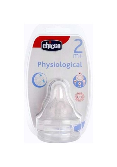 Chicco 2 M+Physiological Silikon Biberon Emzik Akış Ayarlı