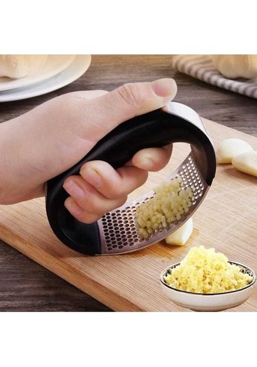 Pazly Paslanmaz Çelik Sarımsak Baskı Ayağı, Manuel Sarımsak Mincer, Mutfak Aleti Gümüş