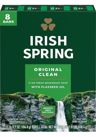 Irish Spring Original Katı Sabun 8 x 105 G