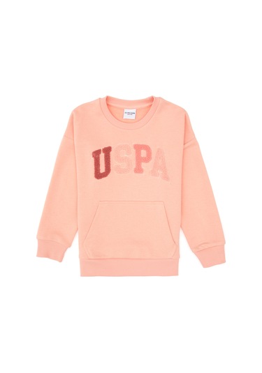 U.s. Polo Assn. Kız Çocuk Somon Pijama Takım 50318962-vr047 Somon