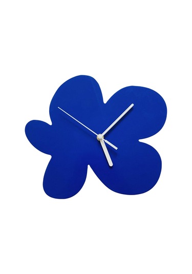 Suntek Çocuk Masa Süslemeleri İçin İskandinav Duvar Saati Sevimli Sessiz Hareketi Saat Mavi