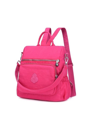 Dancemonkey Pratik Ve Taşınabilir Sırt Seyahat Omuz Çantası Kadın Hırsıza Karşı Açık Hava El Çantası Apricot 8661 Çok Renkli