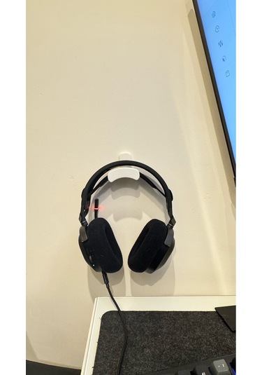 Kulaklık Standı 2 Adet Kulaklık Tutucu Kol Standı Bantlı Ps4 Ps5 Xbox Uyumlu Beyaz