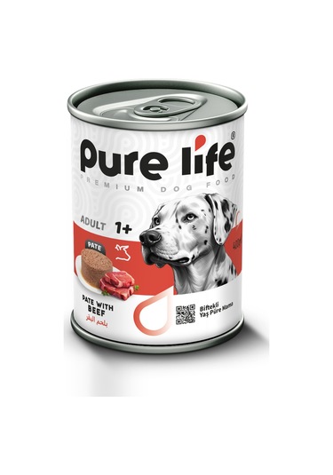 Pure Life Pate Sığır Etli Yetişkin Köpek Konserve Mama 400 G