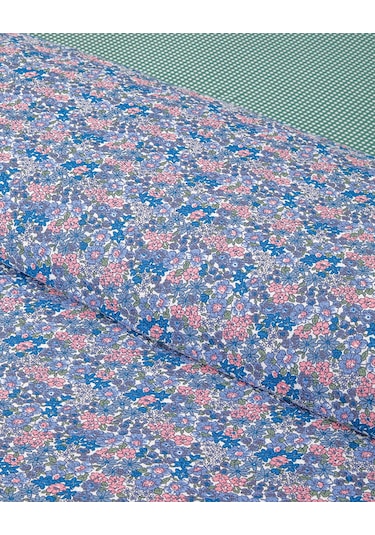 English Home Petit Chamomile Baskılı Tek Kişilik Pike Takımı 150x220 Cm Pembe Çok Renkli