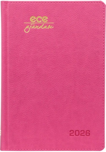 Ece Ajanda 14x20 Cm Ajanda 2026 Kemer Pembe Pembe