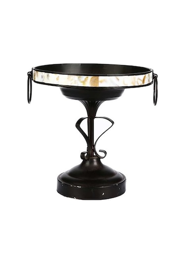 Vitale Lux Metal Dekoratif Kase 25X26 CM Ak.Gb0009