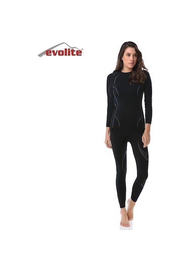 Evolite Thermowear Bayan Termal Alt İçlik (525823946) Siyah