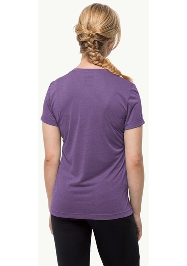 Jack Wolfskin Crosstrail T Women Kadın Tişört 1801693-2392 Mor