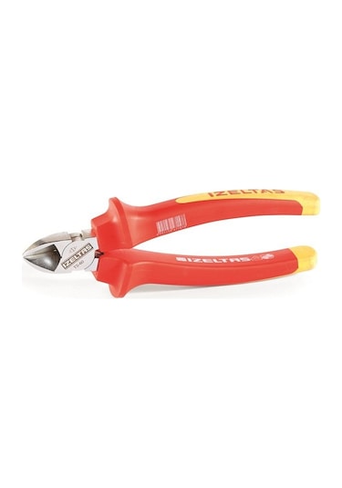 İzeltaş 3700 16 6140 İzoleli Elektrikçi Yan Keski 140 MM 1000 Volt